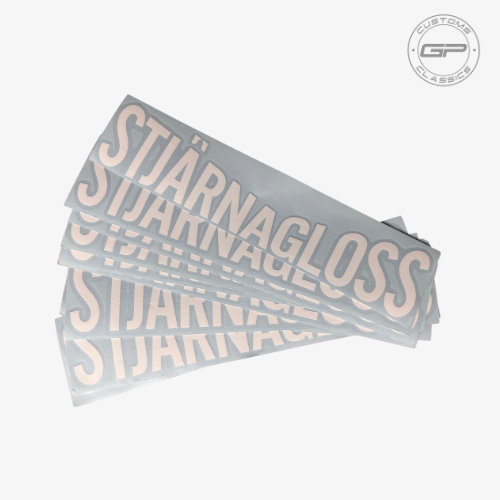 Stjarnagloss Vinyl Sticker